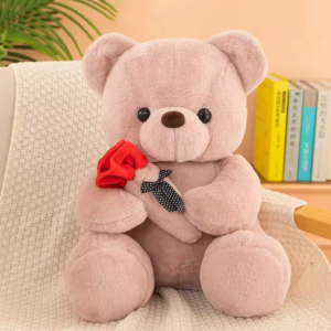25cm teddy bear plush toy soft stuffed doll cute gift for girls romantic home decor valentine's day special plush toy