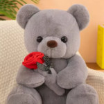 25cm teddy bear plush toy soft stuffed doll cute gift for girls romantic home decor valentine's day special plush toy
