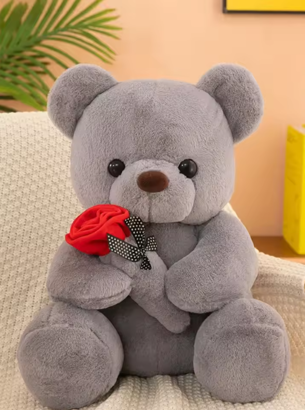 25cm teddy bear plush toy soft stuffed doll cute gift for girls romantic home decor valentine's day special plush toy
